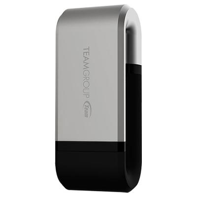 USB флеш накопичувач Team 128GB WG02 Gray USB 3.0/Lightning (TWG02DGC01) - зображення 1