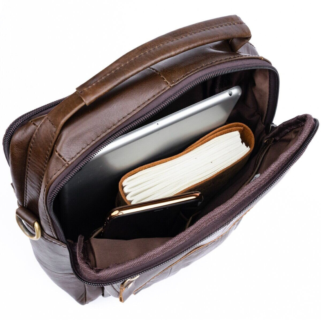 Сумка Vintage Коричнева (14764) - зображення 8