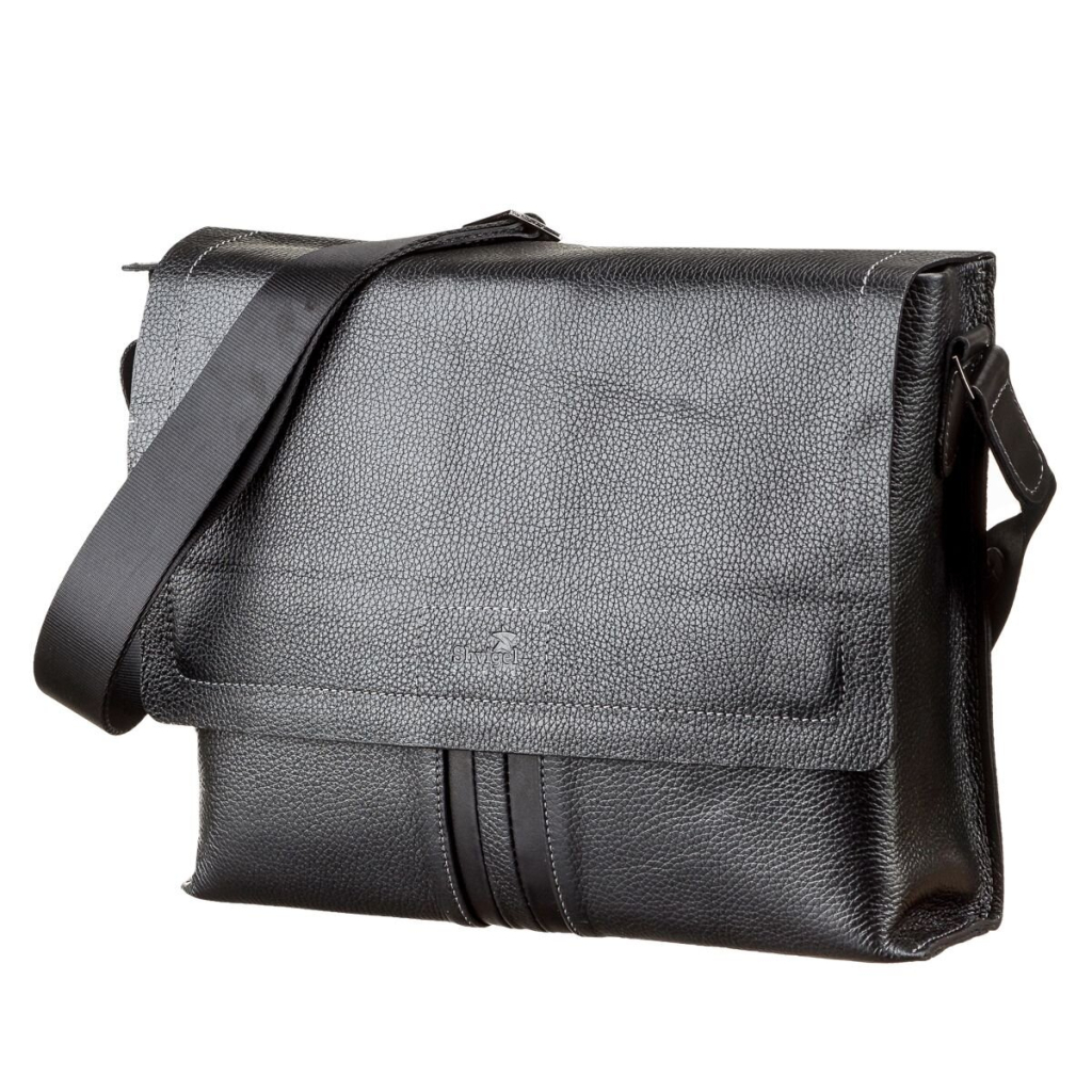 Сумка Shvigel Шкіряна Чорна (11106) - зображення 1