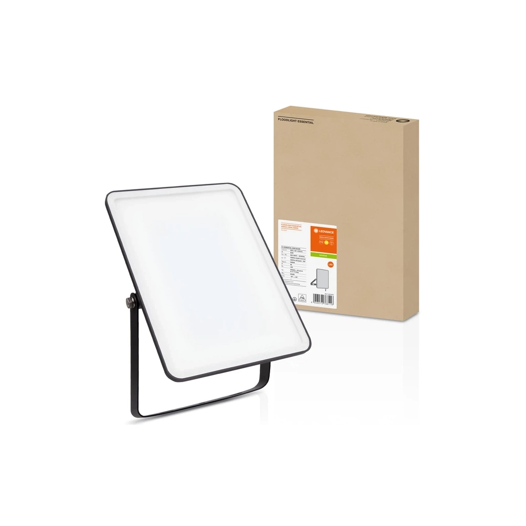 Прожектор LEDVANCE FL ESSENTIAL 50W 830 BK IP65 (4058075768116) - изображение 5
