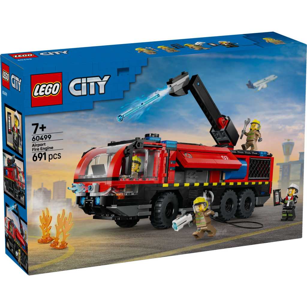 Конструктор LEGO City Пожежна вантажівка в аеропорту (60499) - зображення 1