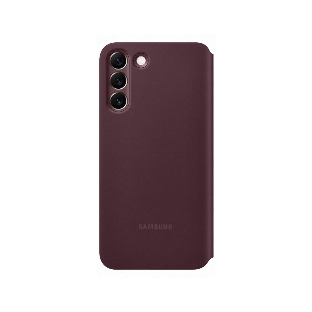 Чохол до мобільного телефона Samsung Smart Clear View Cover Galaxy S22 Plus Burgundy (EF-ZS906CEEGRU) - зображення 2
