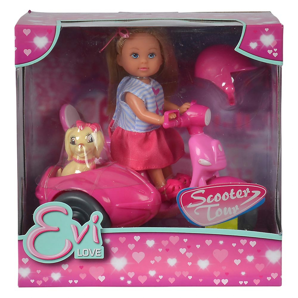 Лялька Simba Еві Прогулянка на скутері з собачкою (5736584) - зображення 2