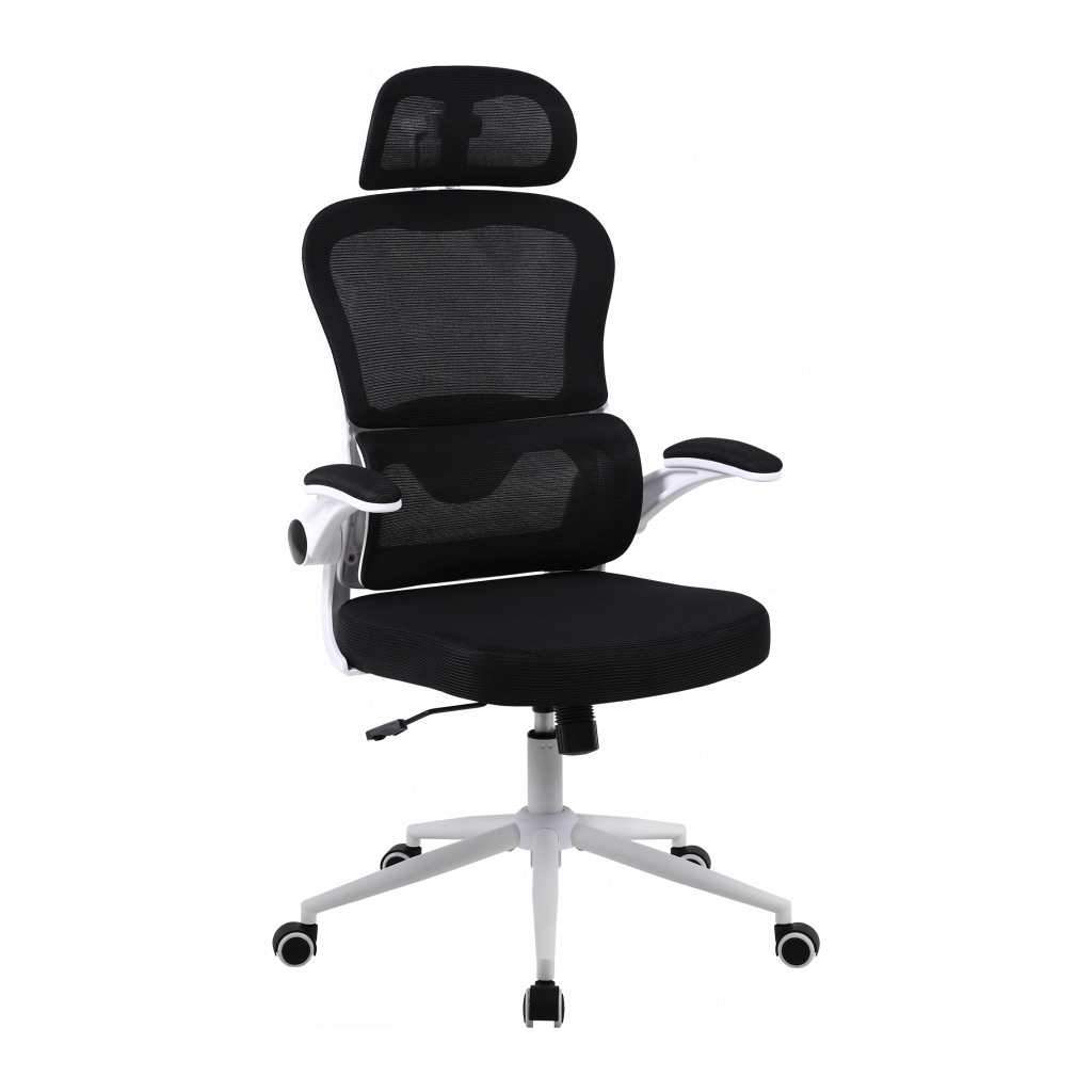 Офісне крісло GT Racer B-5880 White/Black - зображення 1