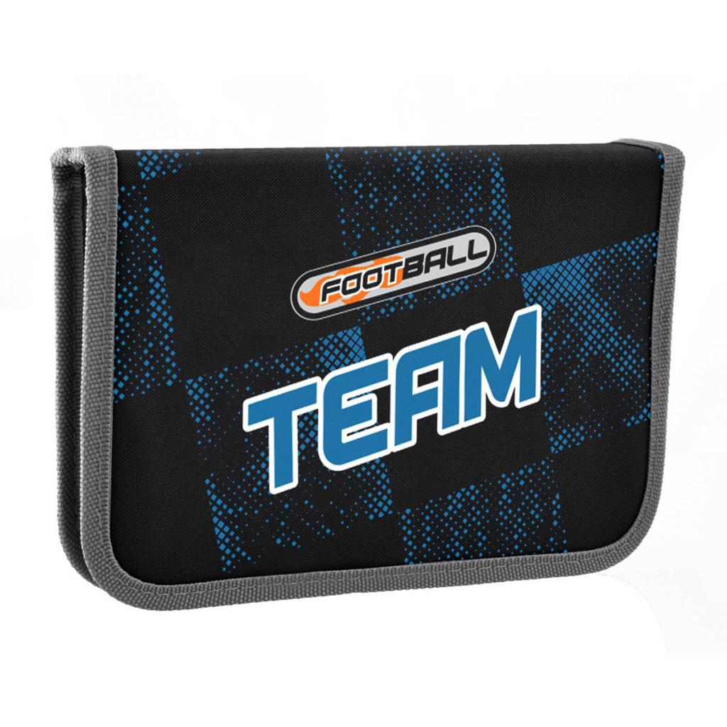 Пенал 1 вересня Team football твердий одинарний без клапана (532820) - зображення 1