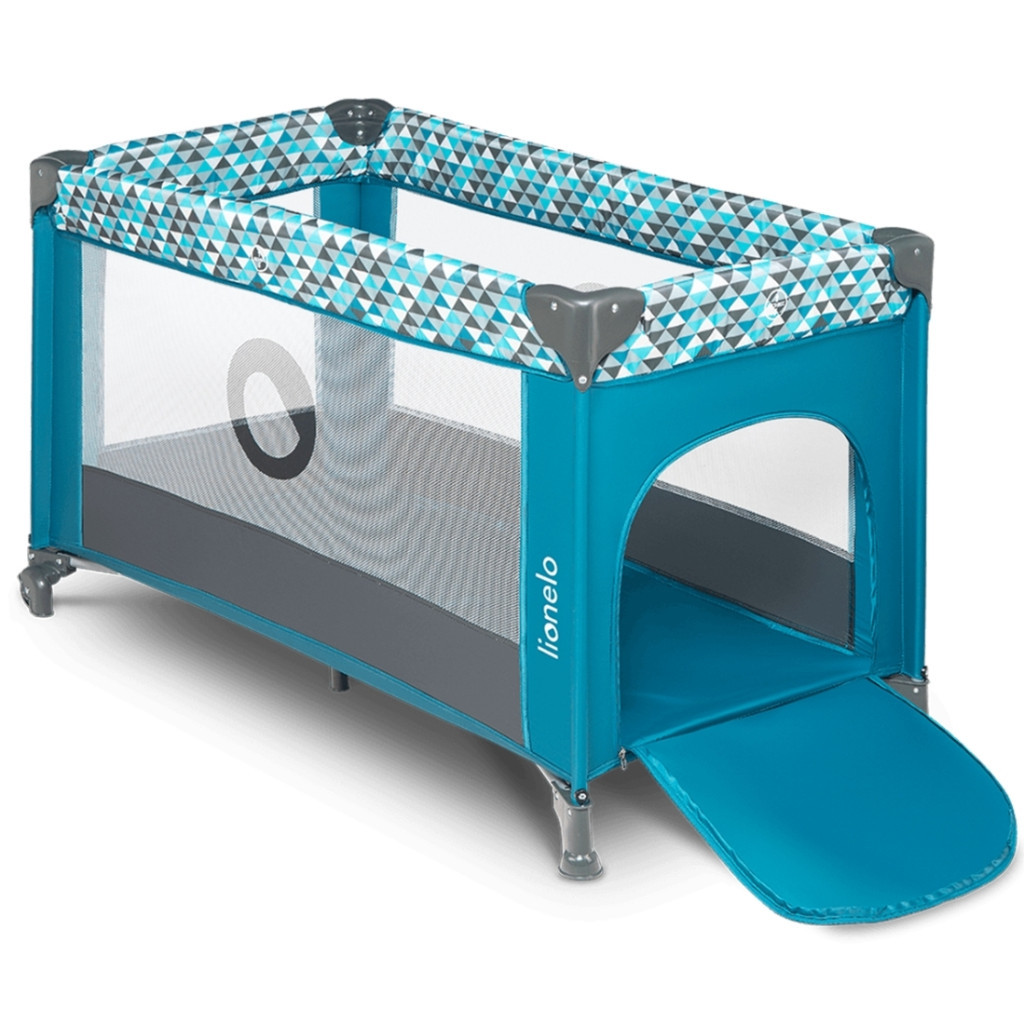 Дитячий манеж Lionelo Stefi Green Turquoise (LO-STEFI GREEN TURQUOISE) - зображення 2