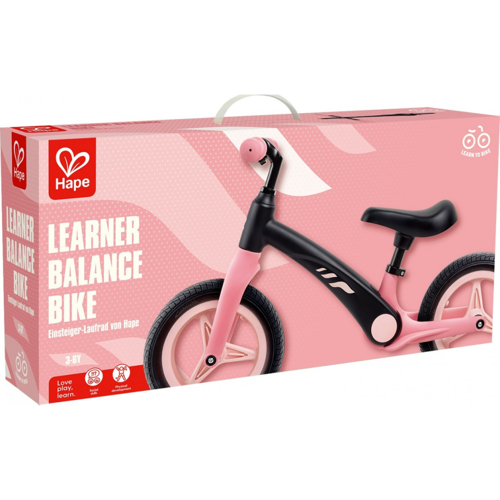 Біговел Hape двоколісний 12" рожевий (E1209) - зображення 9