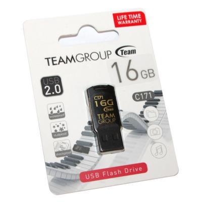 USB флеш накопичувач Team 16GB C171 Black USB 2.0 (TC17116GB01) - зображення 3