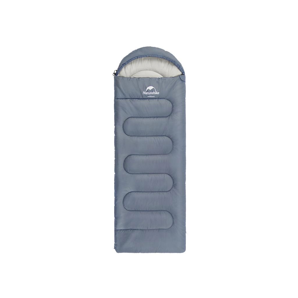 Спальний мішок Naturehike Y150L NH21MSD08 лівий, сіро-блакитний (6975641888734) - зображення 1