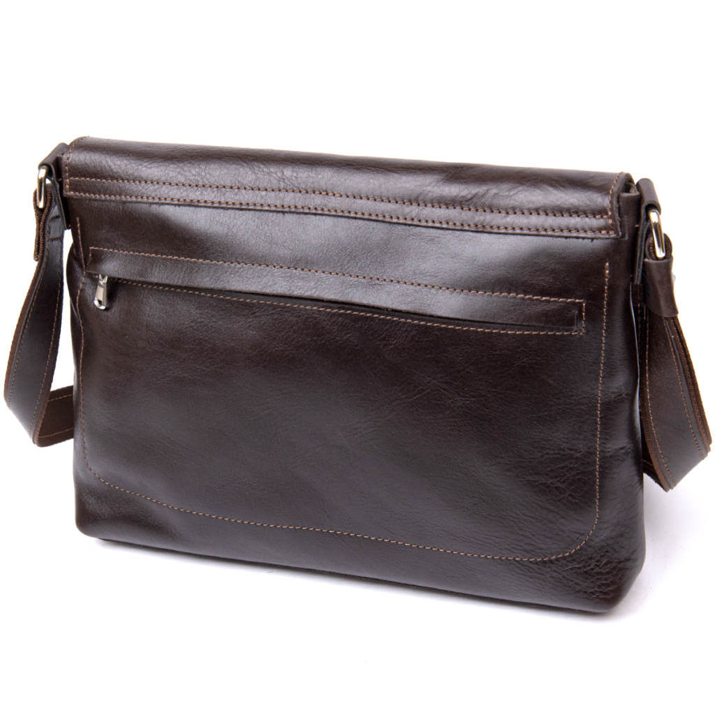 Сумка Grande Pelle Шкіряна чоловіча Коричнева (11430) - зображення 2
