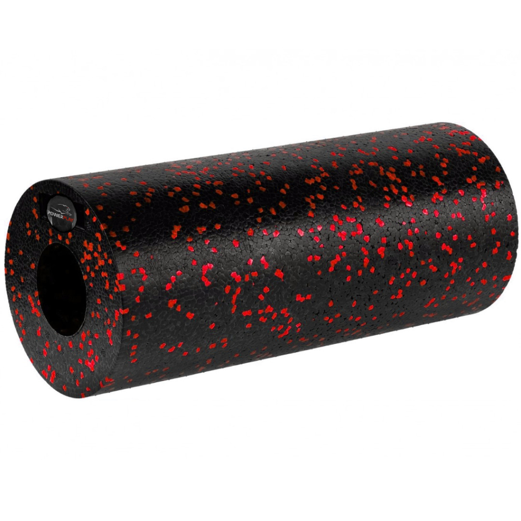 Масажний ролик PowerPlay PP-4348 2 in 1 EPP Foam Roller 33x14см Чорно/Червоний (PP_4348_Red_(33*14)) - зображення 3