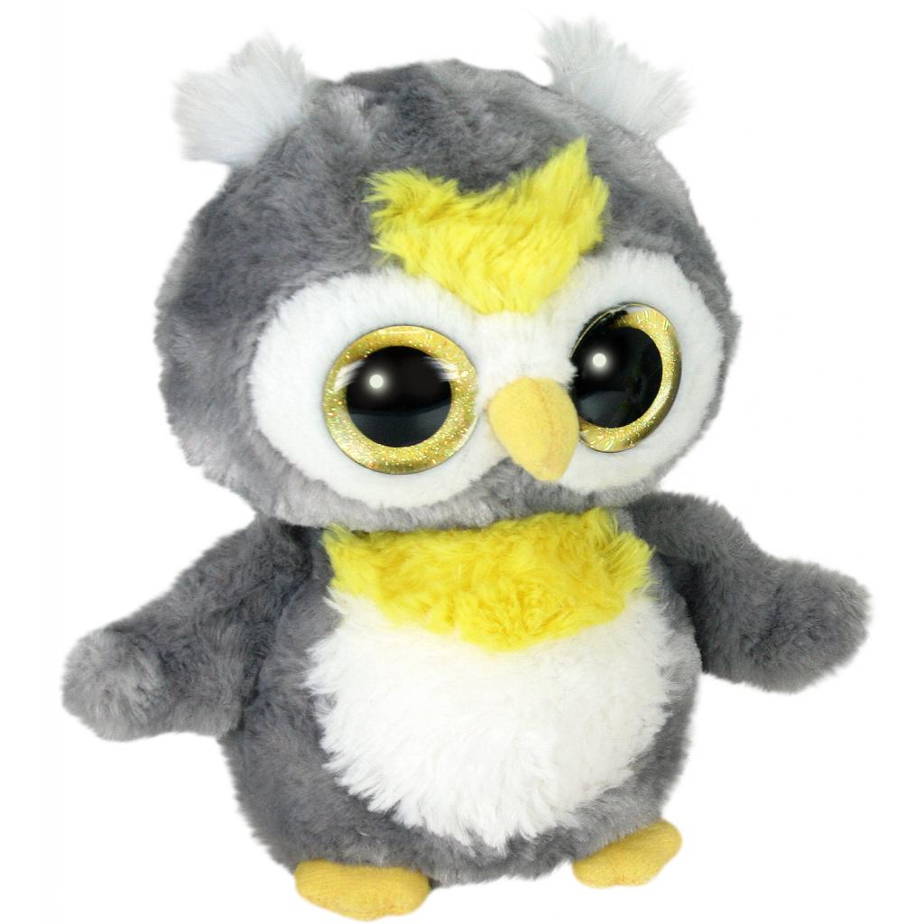 М'яка іграшка Aurora Yoo Hoo Сова сяючі очі 23 см (80781F) - зображення 1