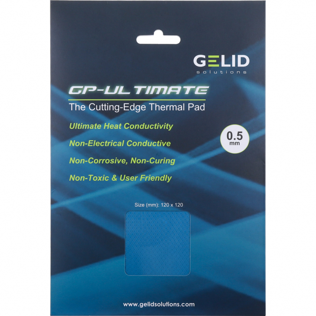 Термопрокладка Gelid Solutions GP-Ultimate Thermal Pad 120x120x2 mm (TP-GP04-S-D) - изображение 4