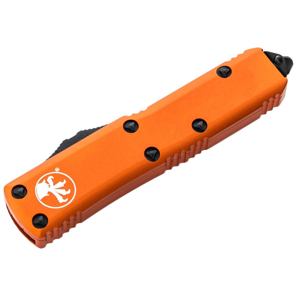 Ніж Microtech UTX-85 Drop Point Black Blade DS Orange (231-2OR) - зображення 3