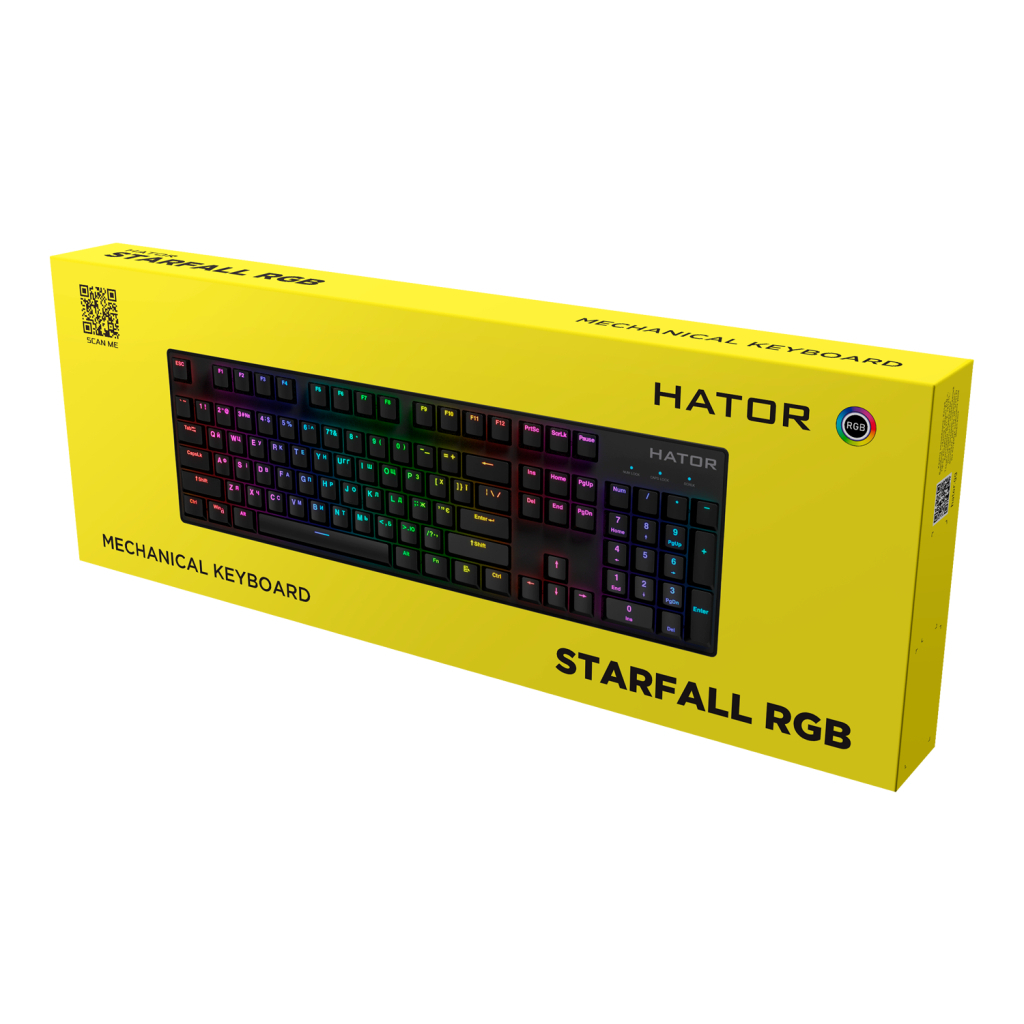 Клавіатура Hator Starfall RGB Pink switch Black (HTK-599) - зображення 5