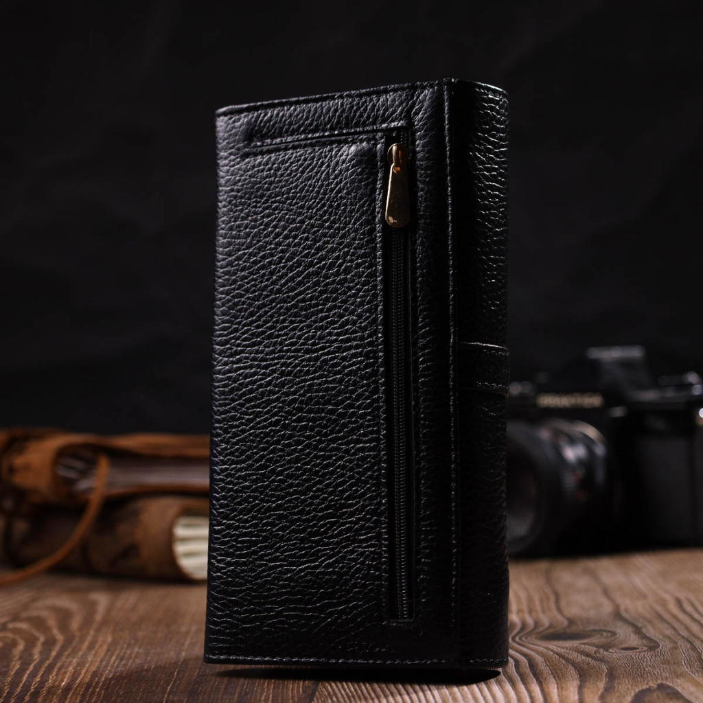 Гаманець Tony Bellucci З натуральної шкіри Чорний (21961) - зображення 9