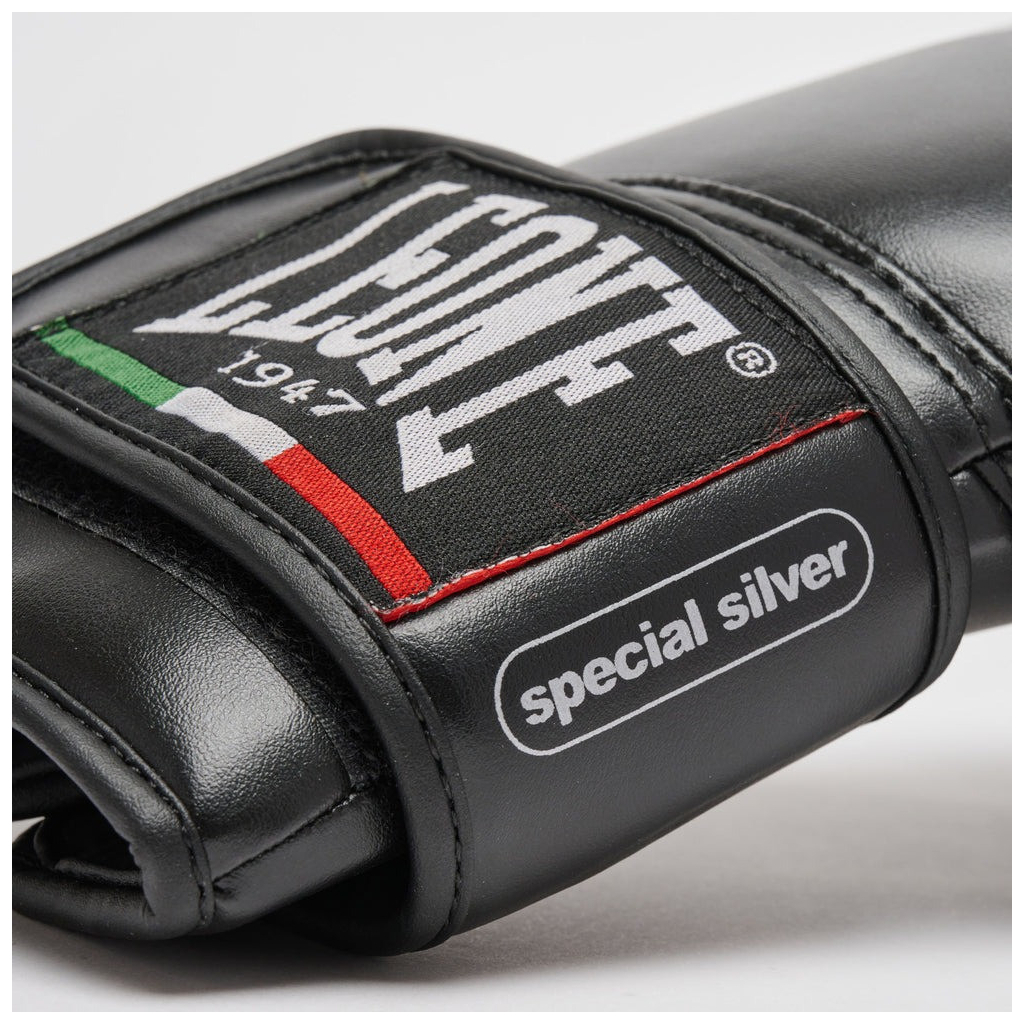 Боксерські рукавички Leone GN383 Thunder Black 14 унцій (GN383_Black_14oz) - зображення 8