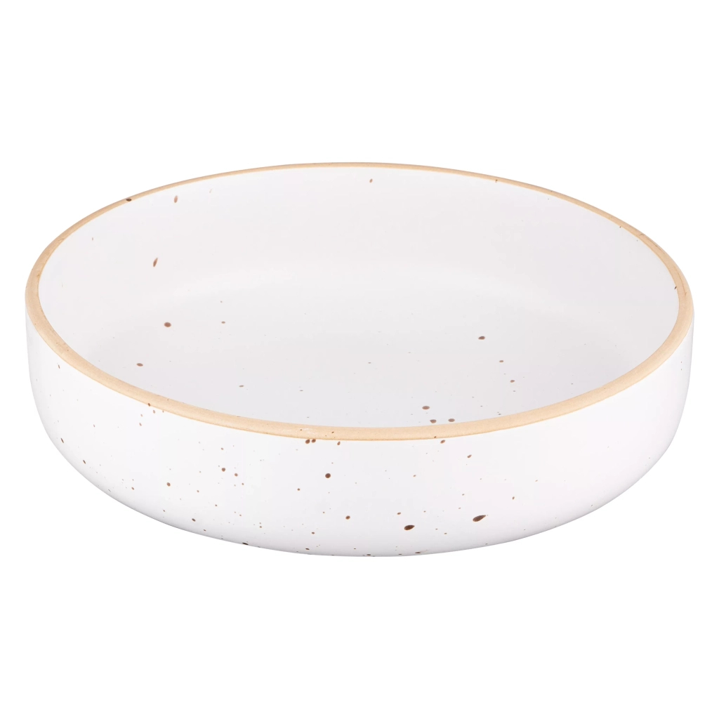 Тарілка Ardesto Midori, 680мл, 18.5см, кераміка, білий (AR0118MW) - зображення 1