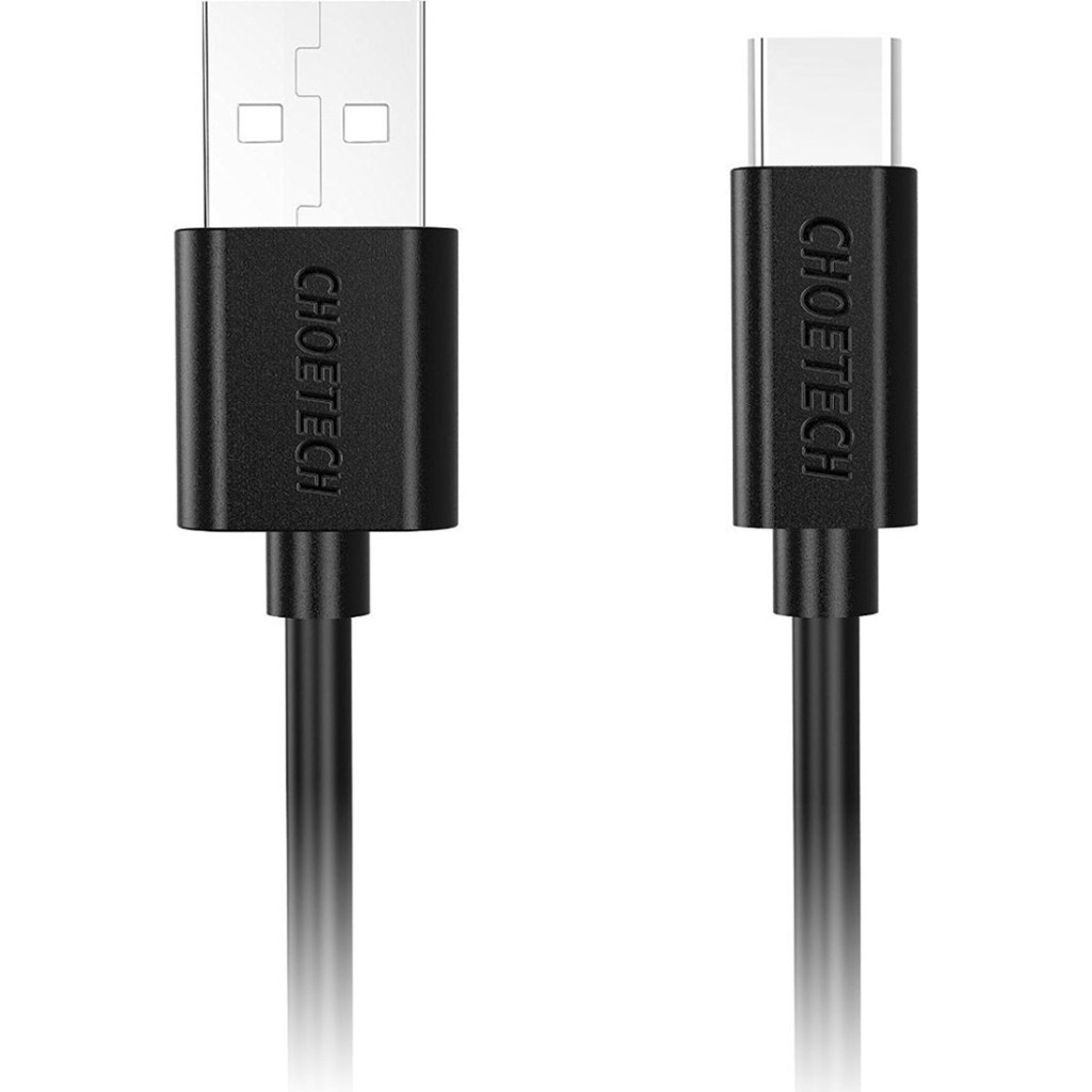 Дата кабель USB 2.0 AM to Type-C 2.0m 3A 18W PVC Choetech (AC0003) - зображення 1