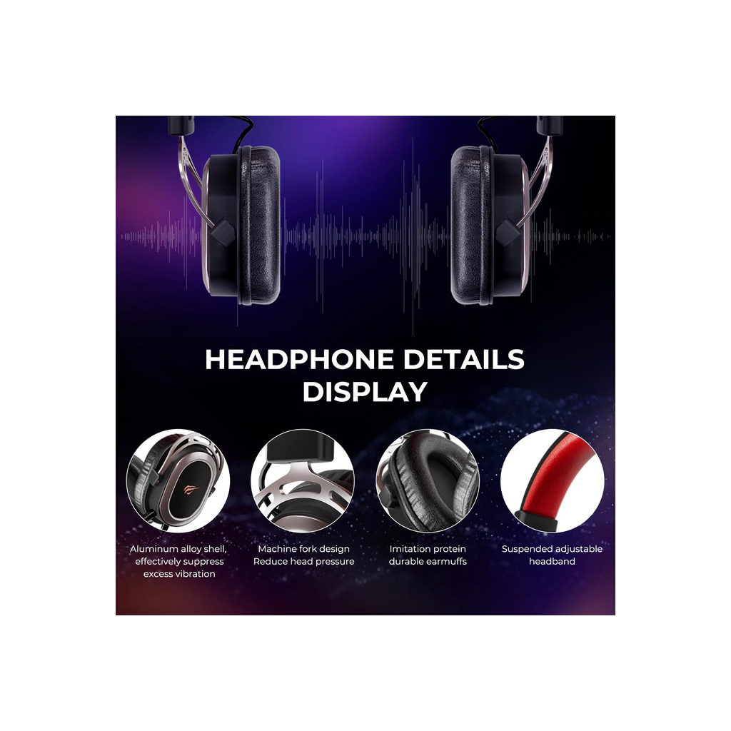 Навушники Havit HV-H2008d 3.5мм - зображення 6