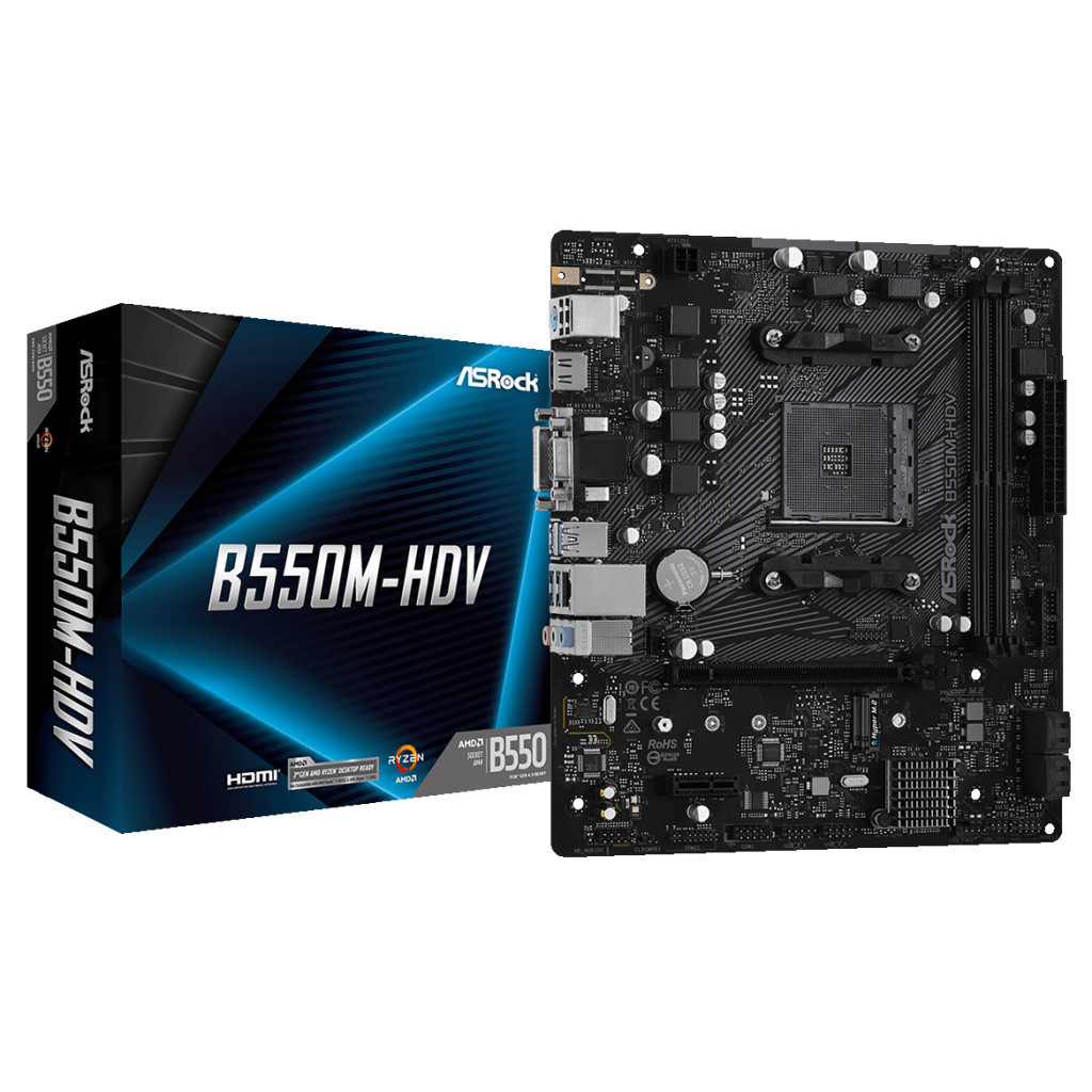 Материнська плата ASRock B550M-HDV - зображення 2