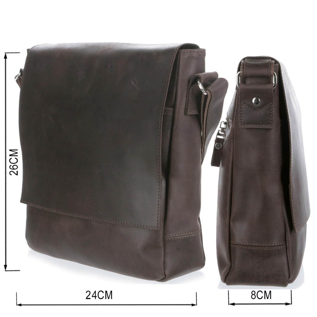 Сумка Shvigel Месенджер Коричнева (00886) - зображення 3