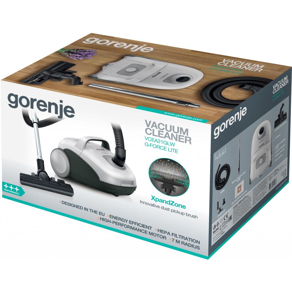 Пилосос Gorenje VCEA 21 GLW (VCEA21GLW) - зображення 7