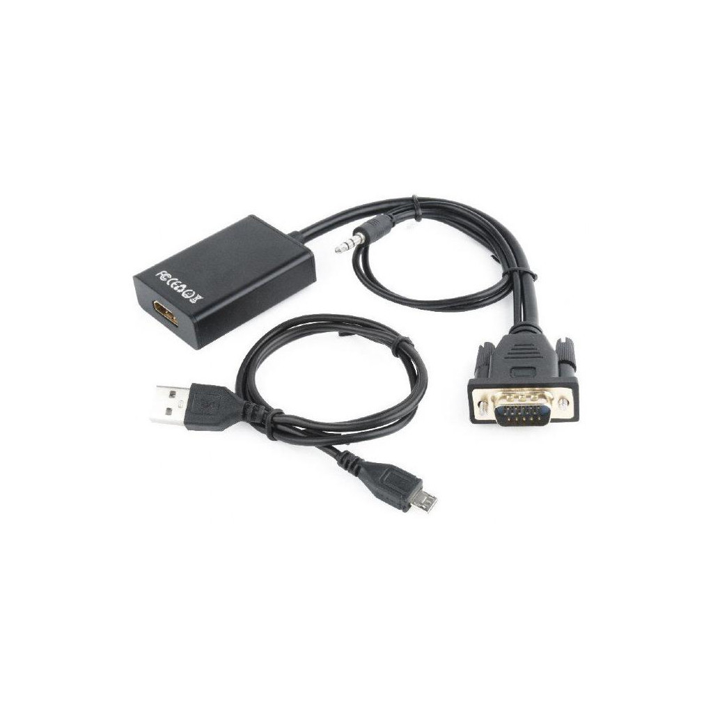 Перехідник VGA to HDMI Cablexpert (A-VGA-HDMI-01) - зображення 1