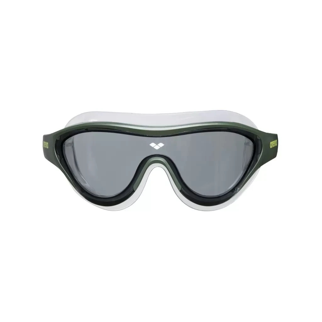 Окуляри для плавання Arena The One Mask 003148-104 димчастий, зелений, чорний Уні OSFM (3468336539262) - зображення 2