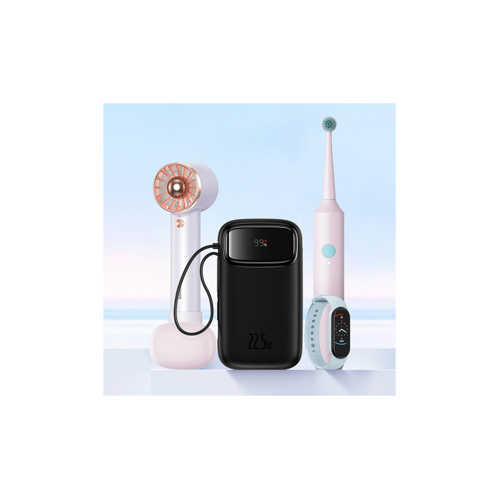 Батарея універсальна Baseus Qpow2 20000mAh 22.5W PD, QC/3.0, Black (P10055002113-00) - picture 11