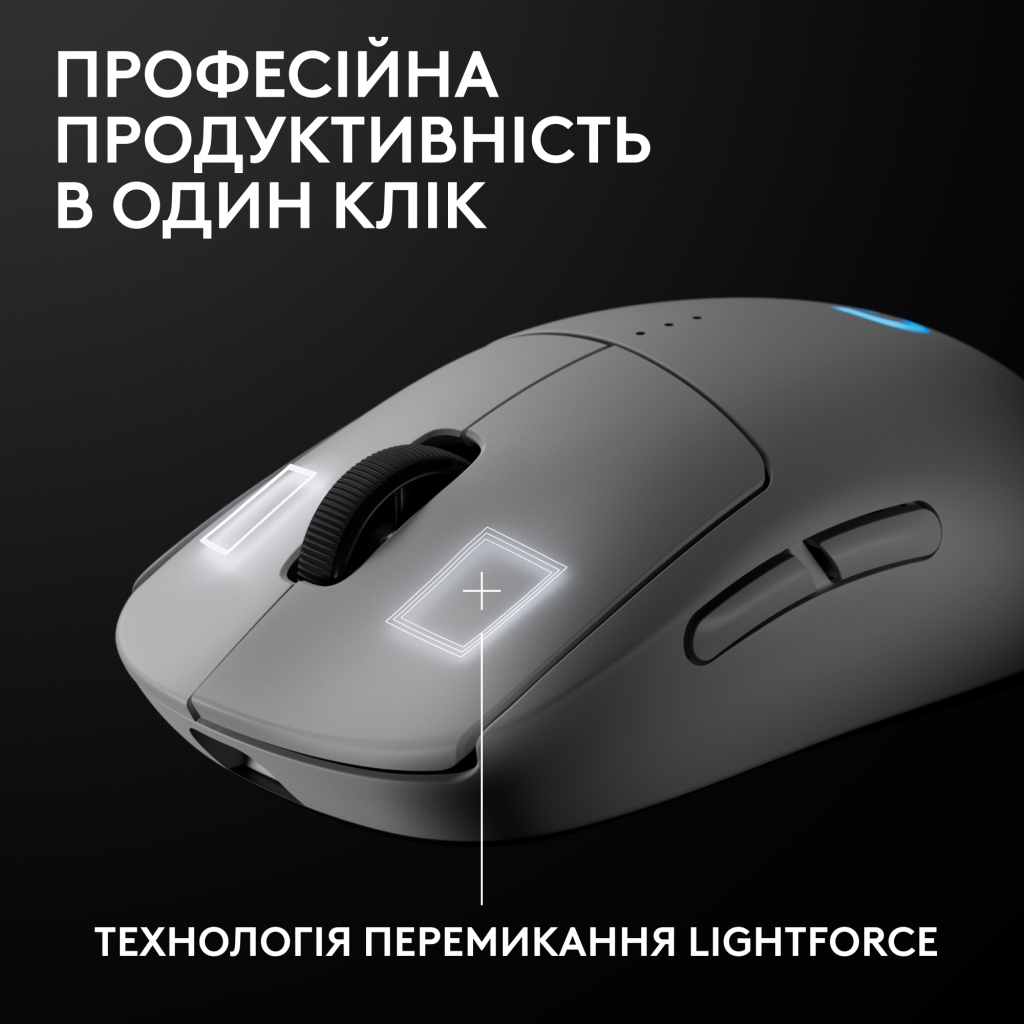 Мишка Logitech G Pro 2 Lightspeed Wireless White (910-007302) - зображення 7