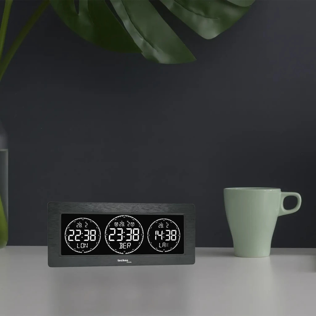 Настільний годинник Technoline WT458 Black (DAS302480) - зображення 7