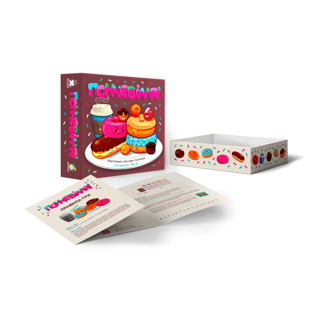 Настільна гра Feelindigo Пончевілля (Go Nuts for Donuts) (FI21038) - изображение 2