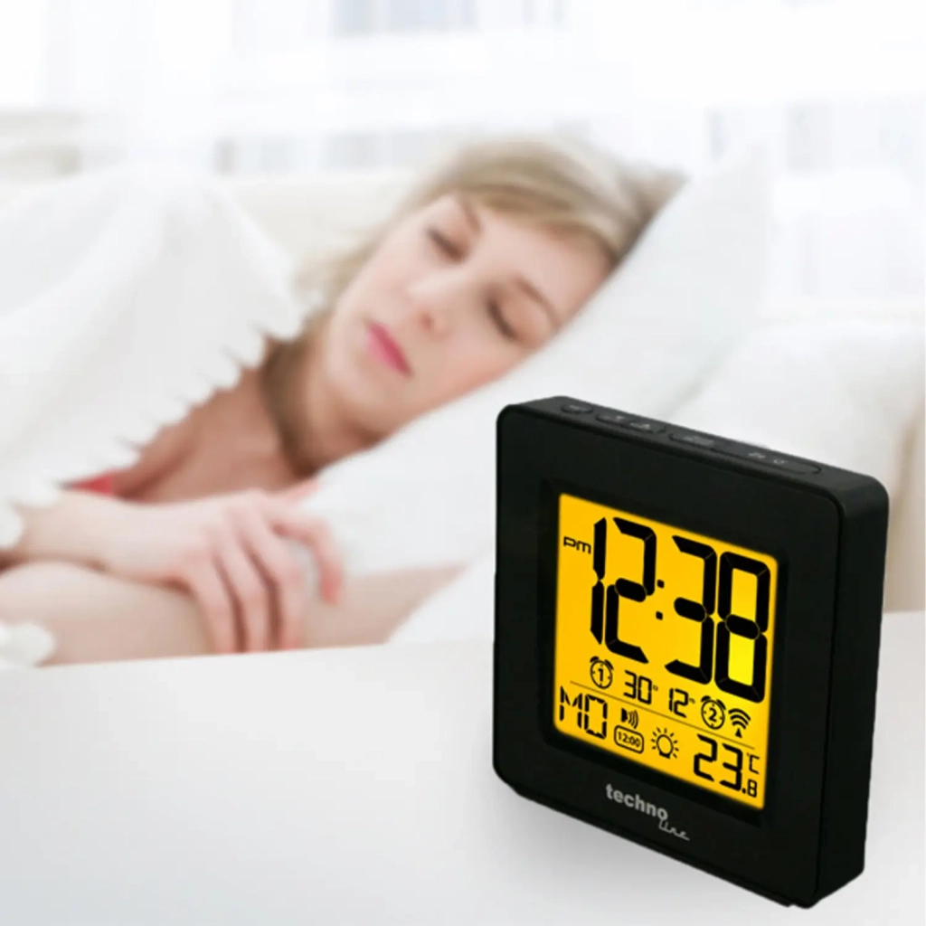 Настільний годинник Technoline WT330 Black (DAS301808) - зображення 6