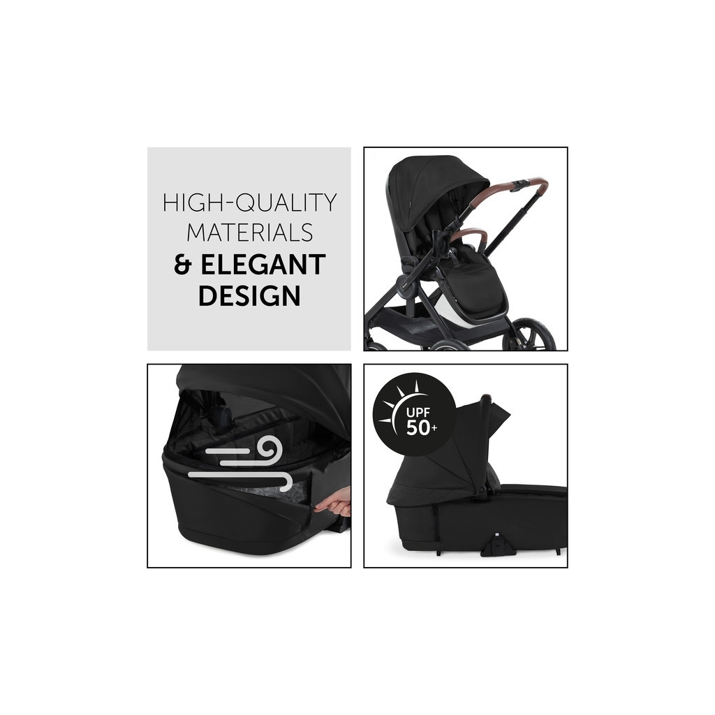 Коляска Hauck 2 в 1 Walk N Care Air (Black) (16547-8) - зображення 11