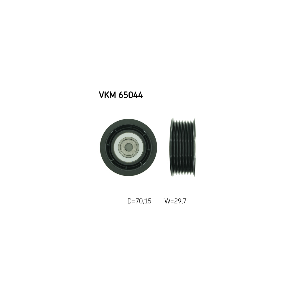 Ролик натягувача ременя SKF VKM 65044 - зображення 1