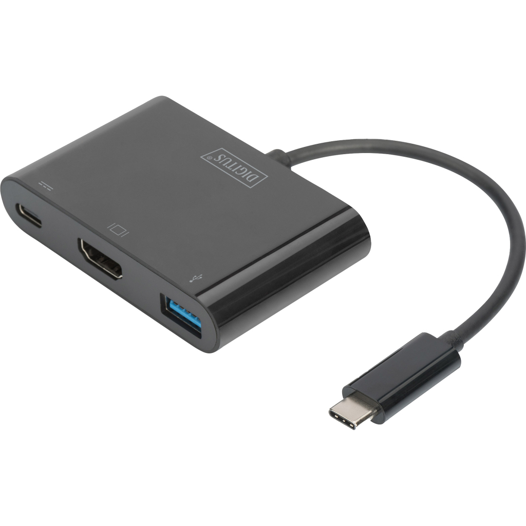 Перехідник USB-C to HDMA 2xUSB Digitus (DA-70855) - изображение 1