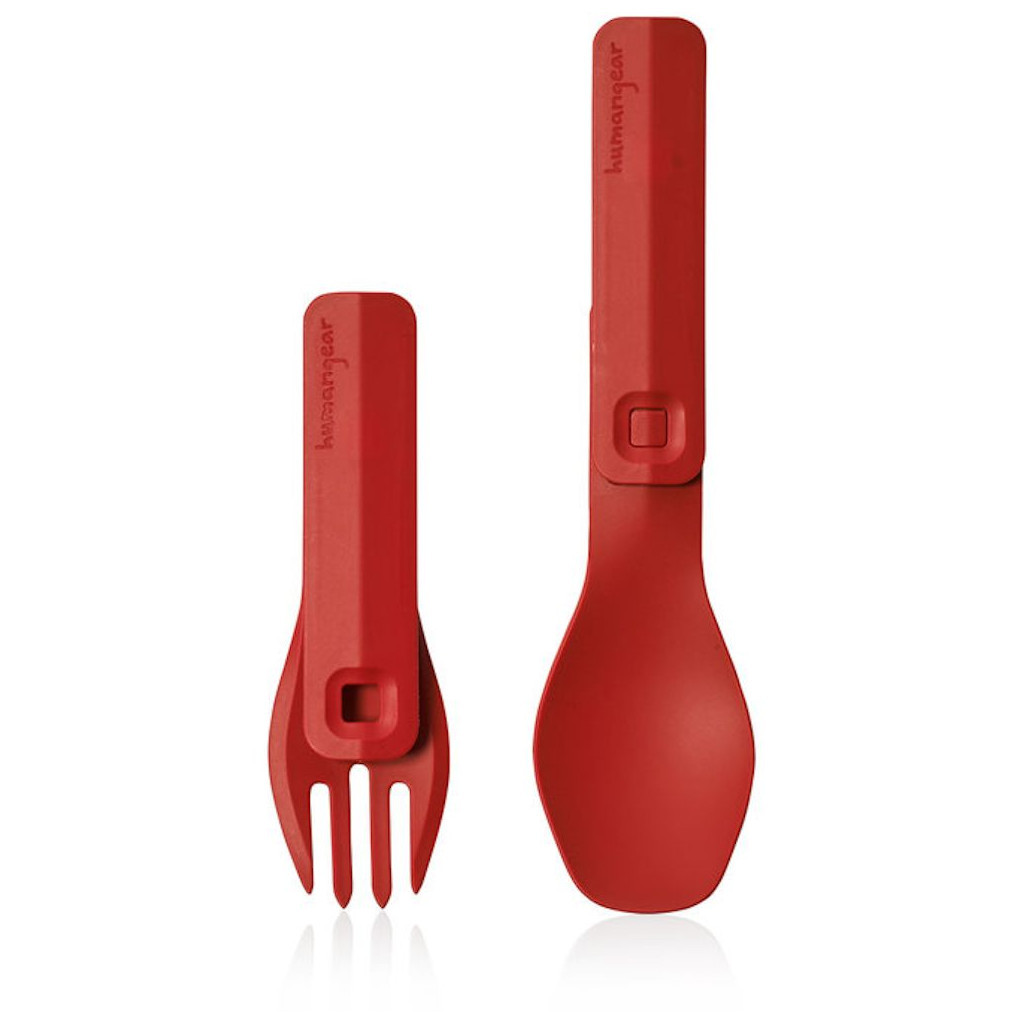Набір туристичного посуду Humangear GoBites Click red (022.0088) - зображення 1