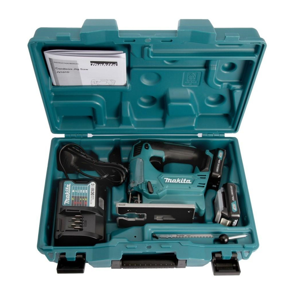 Електролобзик Makita CXT Slider, 1,5Аг х 2шт, кейс, 18мм (JV101DWYE) - зображення 10