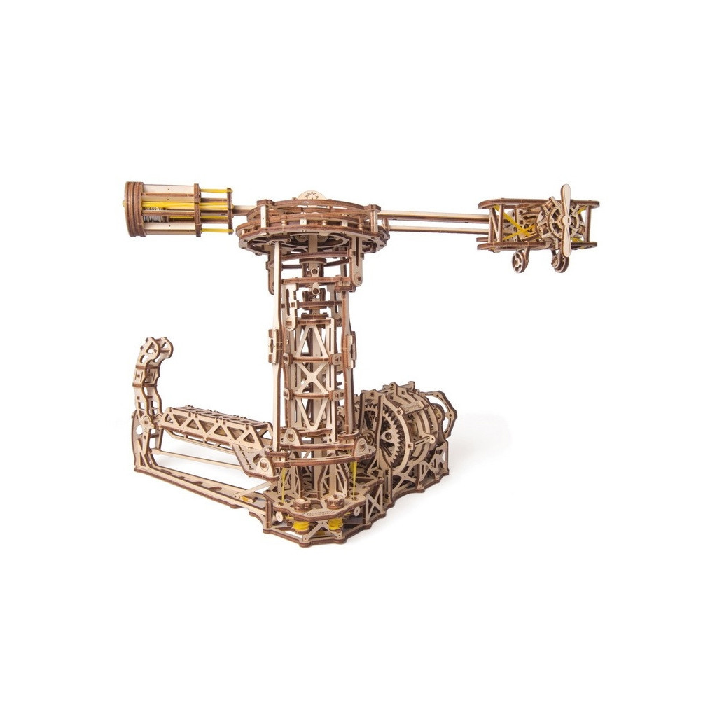 Збірна модель Ugears механічний Авіатор (70053) - зображення 7