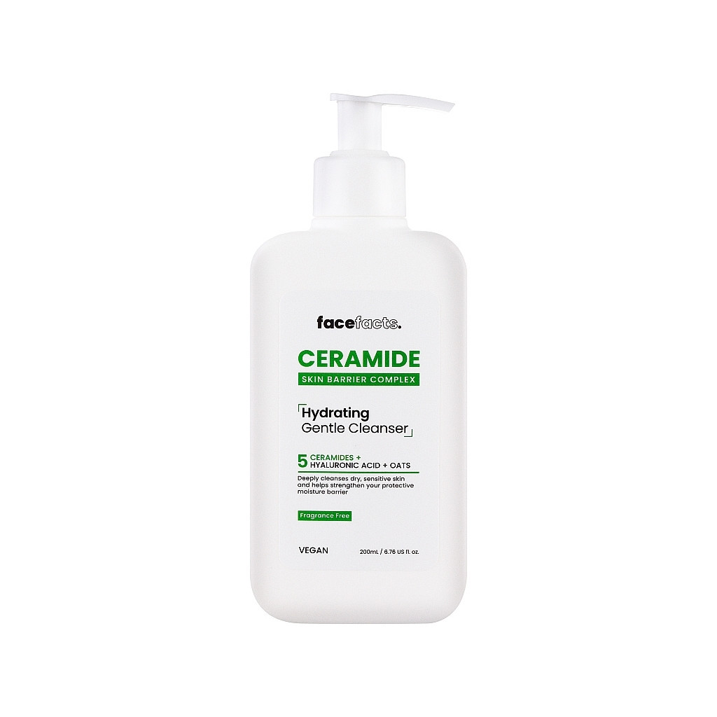 Гель для вмивання Face Facts Ceramide Hydrating Gentle Cleanser З керамідами 200 мл (5031413929874) - изображение 1