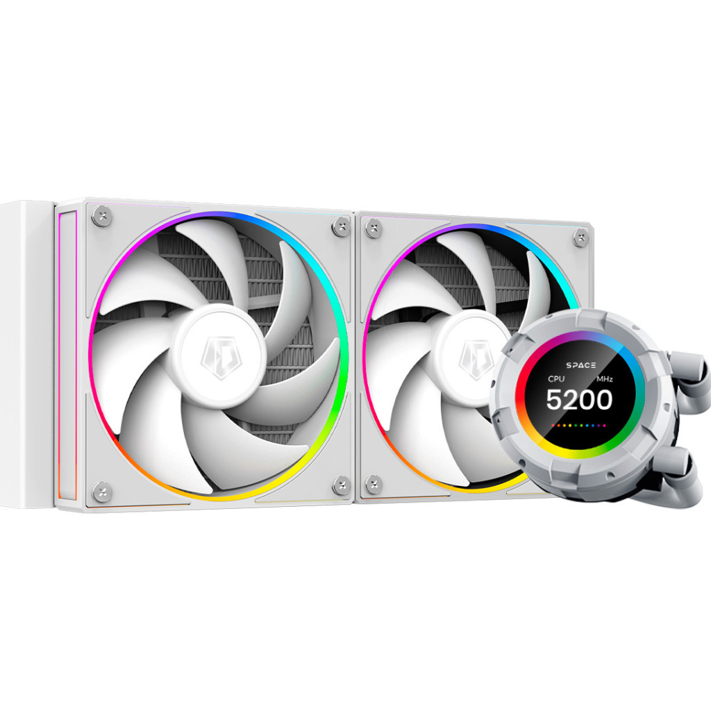 Система рідинного охолодження ID-Cooling SL240 WHITE - зображення 1