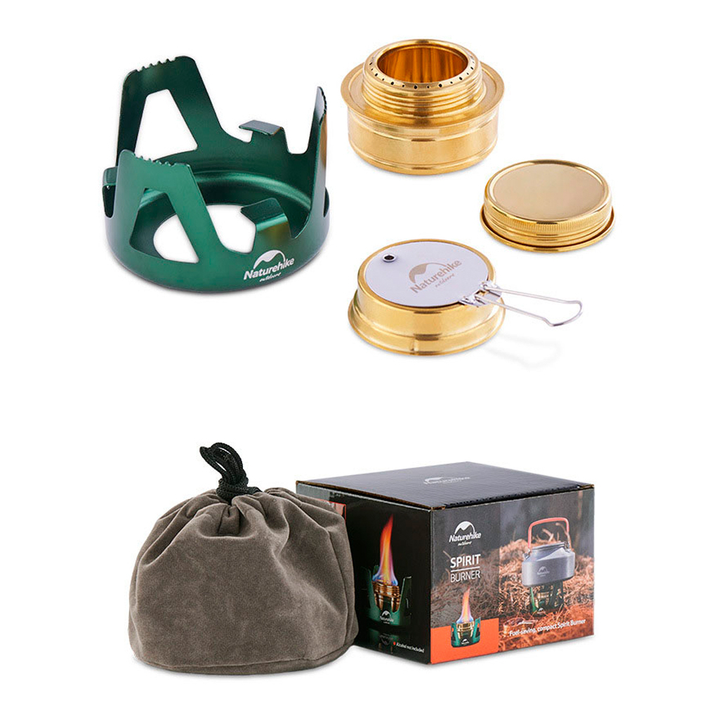 Пальник Naturehike NH Alcohol Burner steel NH18L001-T Green (6927595725696) - зображення 2