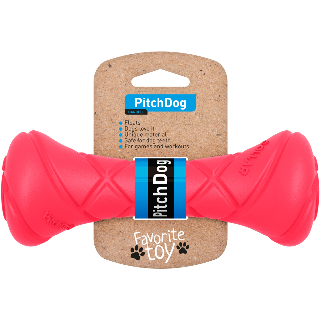 Іграшка для собак Collar PitchDog гантель для апорту 19 см рожева (62397) - зображення 3