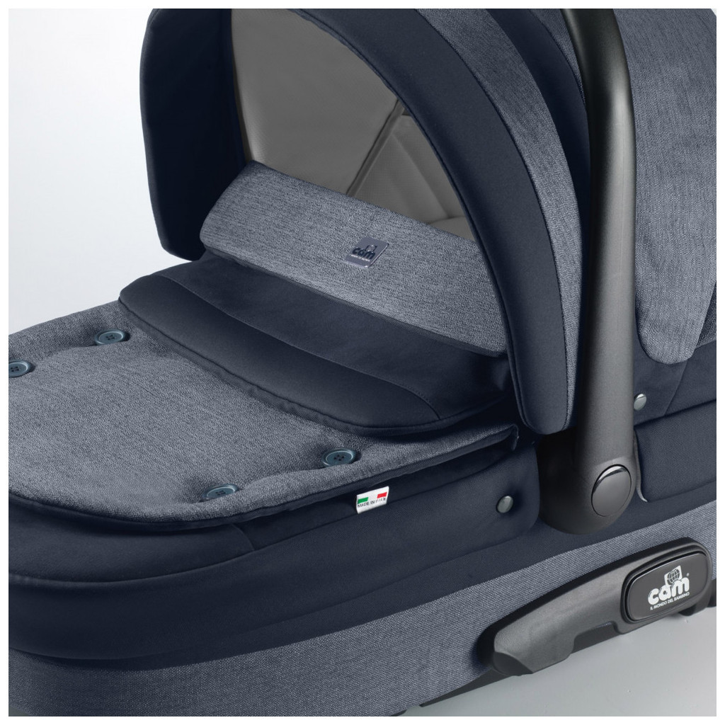 Коляска Cam 3 в 1 Taski Fashion темно-сірий (912/794) - зображення 9