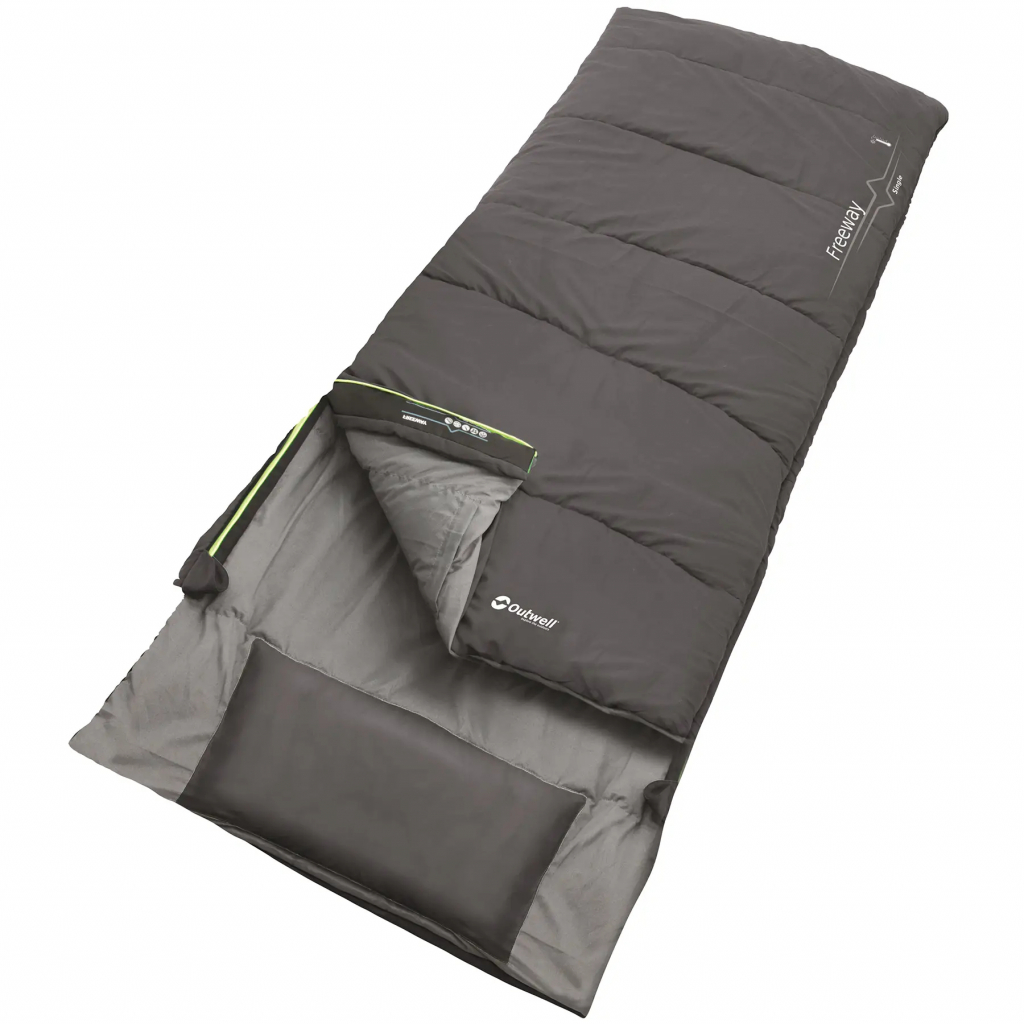 Спальний мішок Outwell Freeway Single -1C Grey Left (929036) - зображення 1