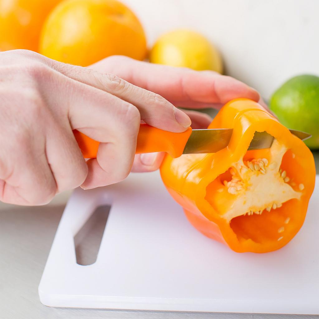 Кухонний ніж Victorinox SwissClassic для нарезки 8 см, оранжевый (6.7606.L119) - зображення 2