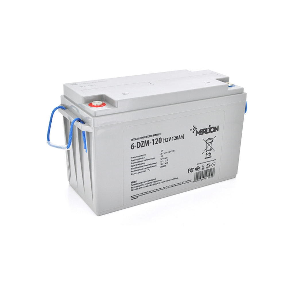 Батарея до ДБЖ Merlion 6-DZM-120, 12V 120Ah (6-DZM-120) - зображення 1