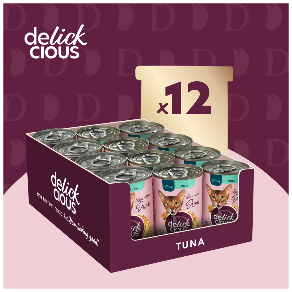 Вологий корм для кішок Delickcious Напій з тунцем 140 г (4820269141544) - зображення 6