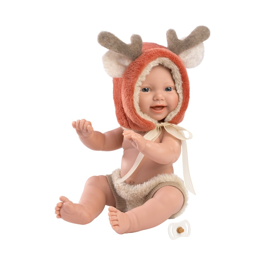 Лялька Llorens Mini Baby Boy Reindeer, 31 см (63202) - зображення 3